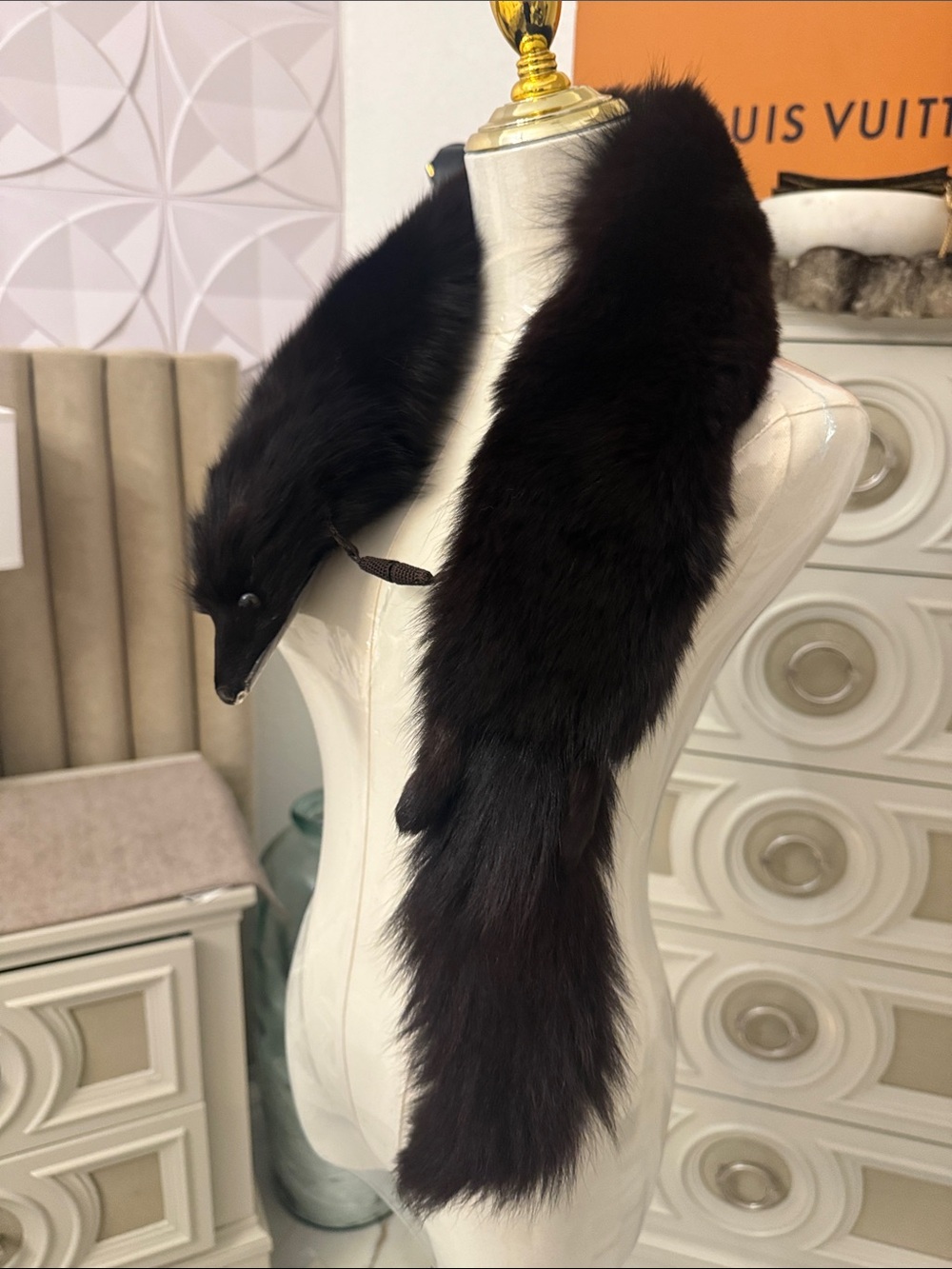 Real Fox fur scarf like new